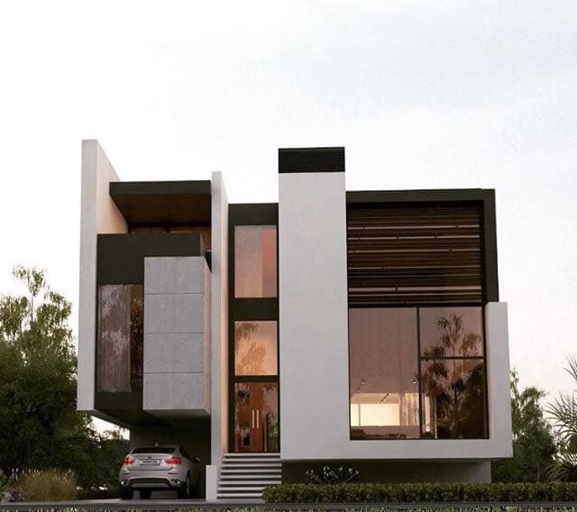 6 Stunning Modern House Design by Naghshe Khak